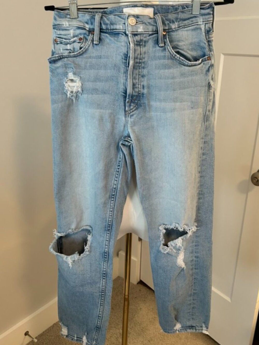 MOTHER The Tomcat Confession Distressed Jeans SZ 28